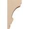 Ekena Millwork 9"W x 9"D x 18"H Wide Diane Rough Cedar Woodgrain TimberThane Corbel, Primed Tan CORUR09X09X18DIARCPR - alternate 5
